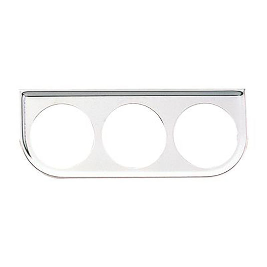 2 In. Chrome Triple Mounting Panel