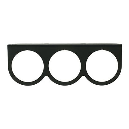 2 In. Black Triple Gauge Mounting Panel