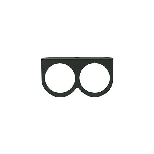 2-5/8 In. Black Double Gauge Mounting Panel