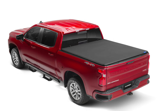 Lund 958195 Genesis Elite Tri-Fold Truck Bed Tonneau Cover - 2020-2023 Silverado/Sierra 2500/3500; Fits 8 Ft. Bed W/o Factory Side Boxes