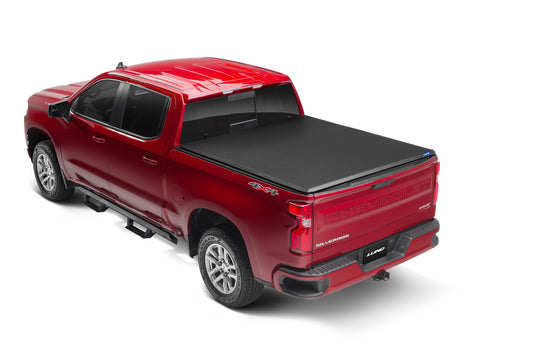 Lund 950195 Genesis Tri-Fold Truck Bed Tonneau Cover - 2020-2023 Silverado/Sierra 2500/3500; Fits 8 Ft. Bed W/o Factory Side Storage Boxes