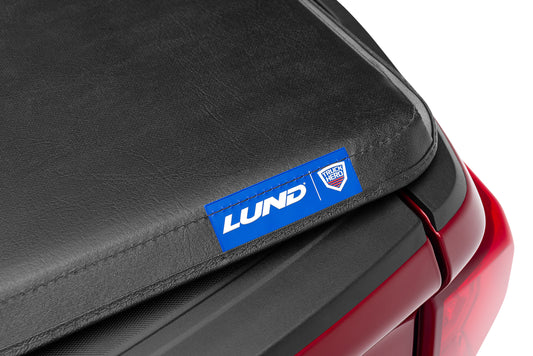 Lund 969516 Hard Fold Truck Bed Tonneau Cover For 2014-2021 Toyota Tundra Without Utility Track System; Fits 5.5 Ft. Bed W/o Trail Spcl Edtn Box