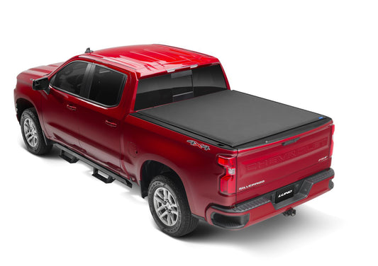 Lund 968292 Genesis Elite Roll Up Tonneau - 19-24 Chevy Silverado 1500/GMC Sierra 1500 Will Not Fit Carbon Pro Bed; Fits 5.8 Ft. Bed