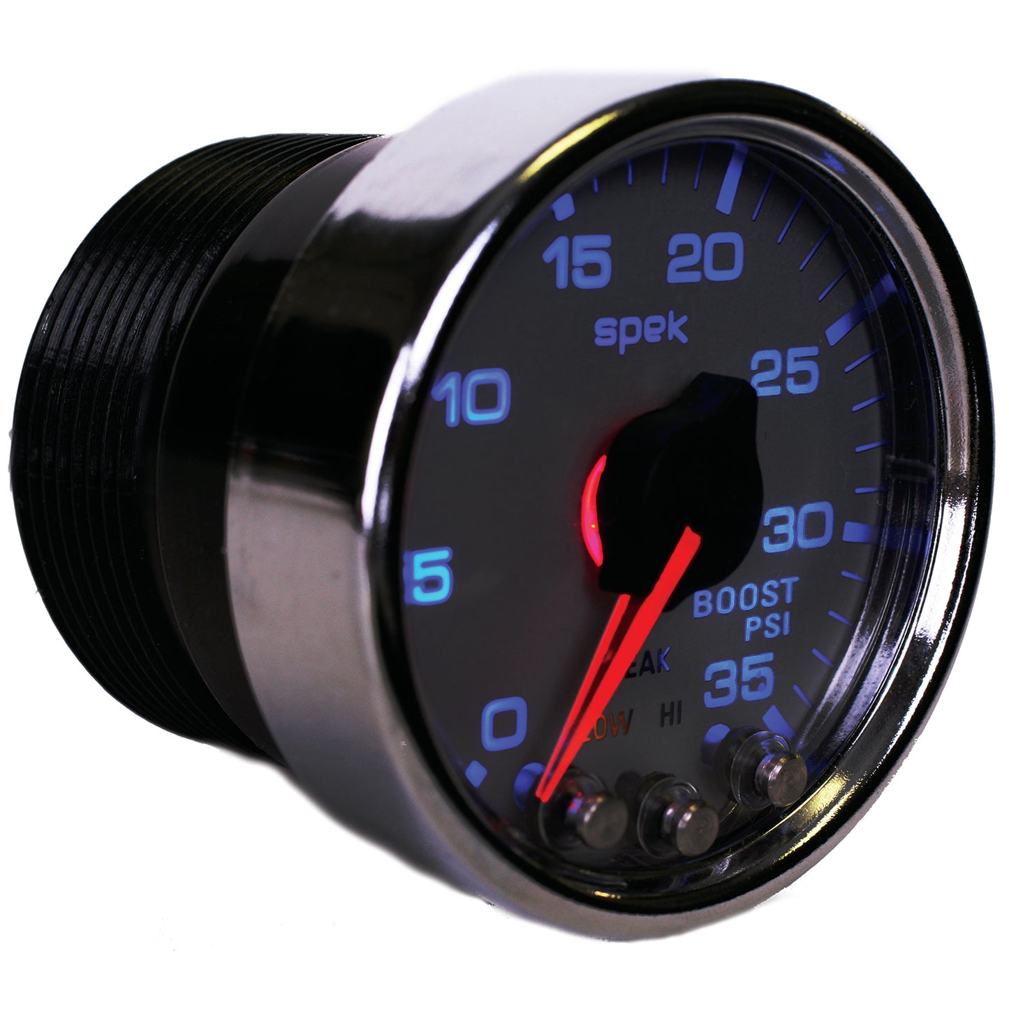 2-1/16 In. BOOST 0-35 PSI SPEK-PRO SILVER/CHROME