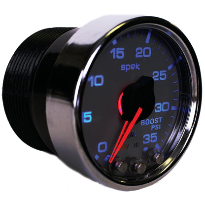 2-1/16 In. BOOST 0-35 PSI SPEK-PRO SILVER/CHROME