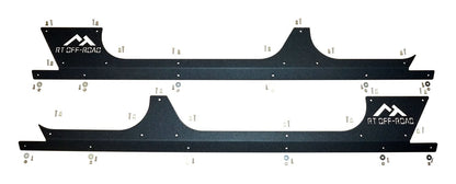 RT Off-Road - Steel Black Rocker Panel Guard Set