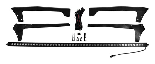 RT Off-Road - Metal Black LED Light Bar & Roof Bracket Kit