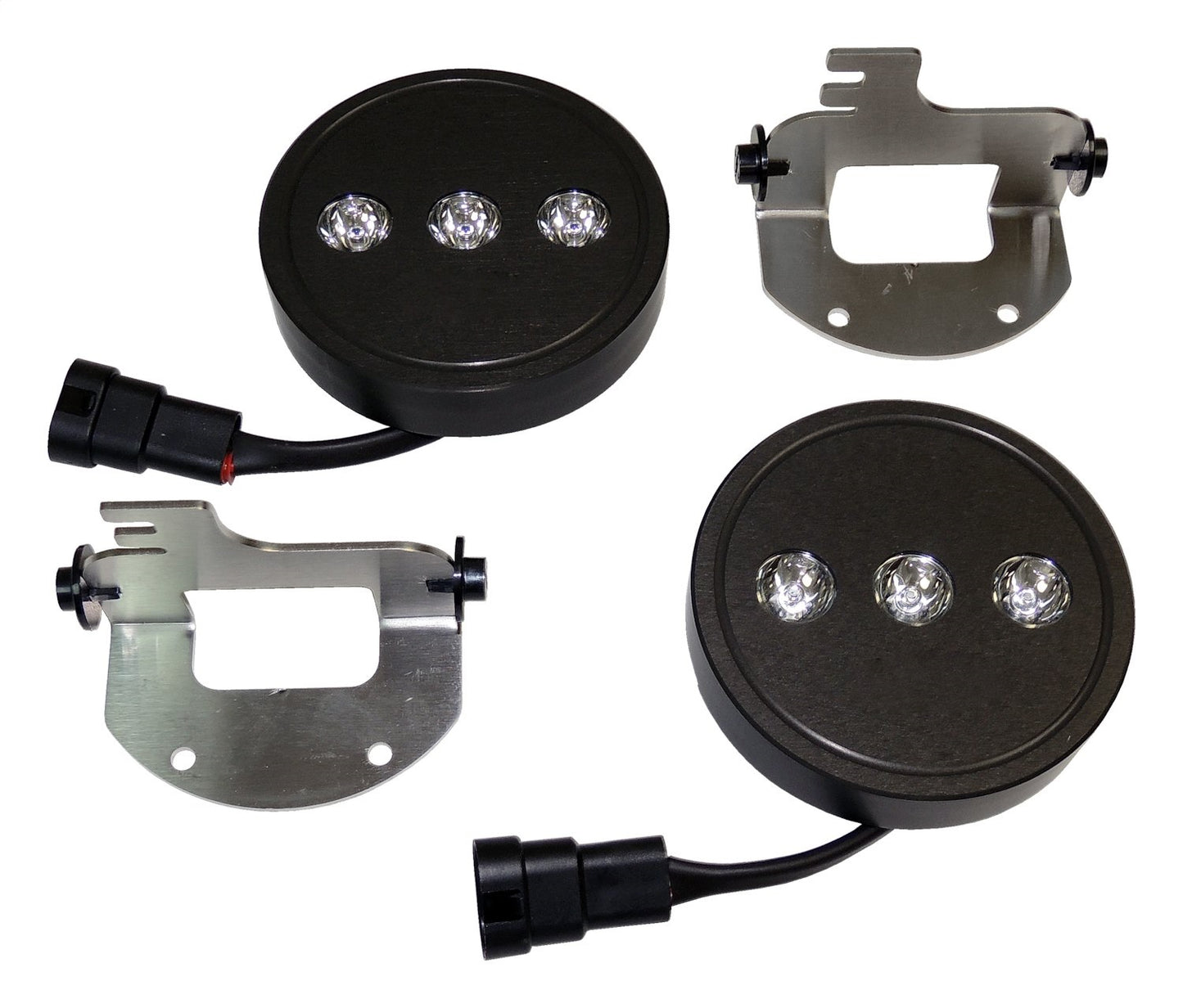 RT Off-Road - Metal Black LED Fog Lamp Kit