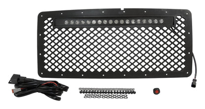 RT Off-Road - Metal Black Grille & LED Light Bar Kit
