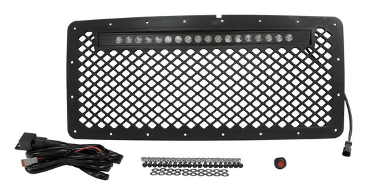 RT Off-Road - Metal Black Grille & LED Light Bar Kit