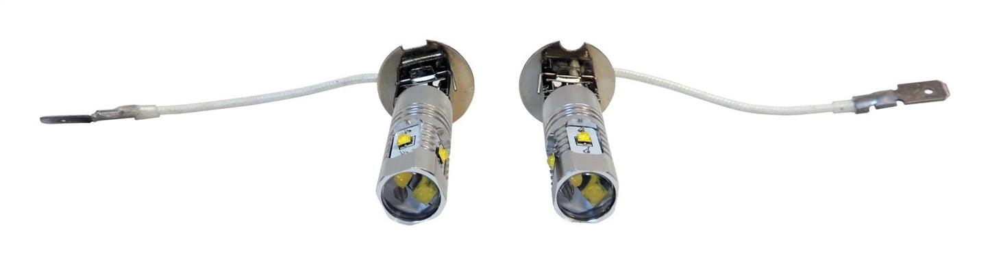 RT Off-Road - Metal Silver LED Fog Lamp Bulb Kit