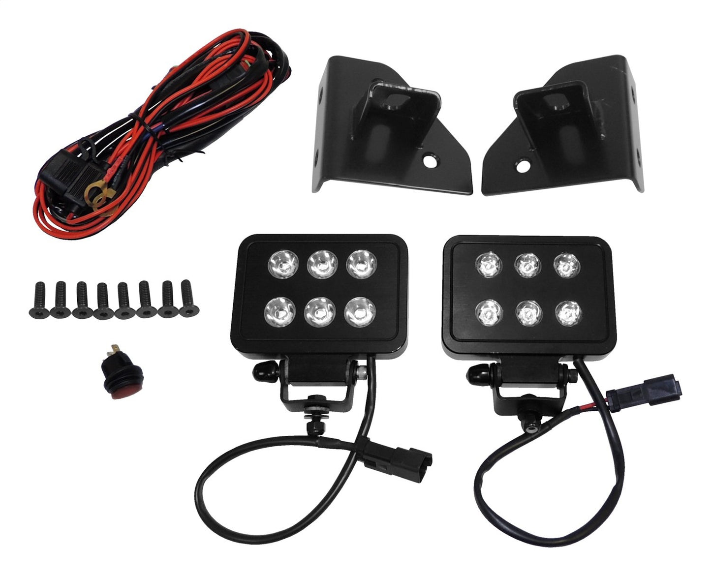 RT Off-Road - Plastic Black LED Block Lamp Kit