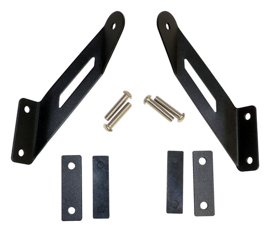 RT Off-Road - Steel Black LED Light Bar Hood Bracket Set