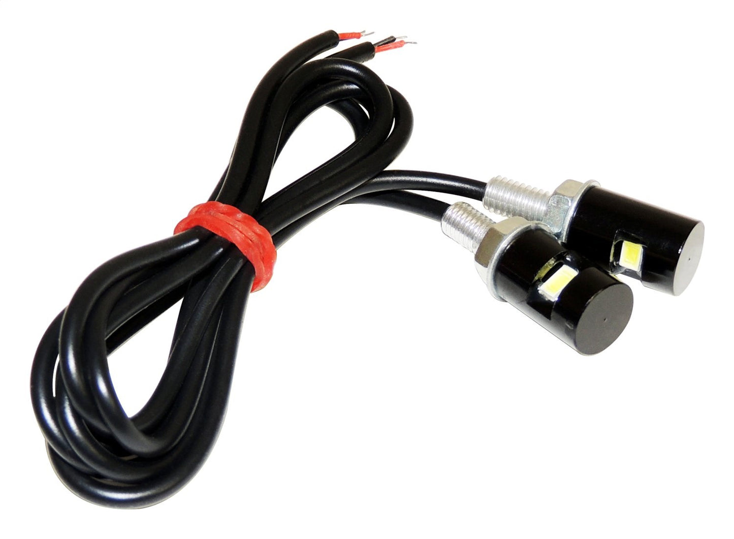 RT Off-Road - Plastic Black LED License Plate Bolt Light Set