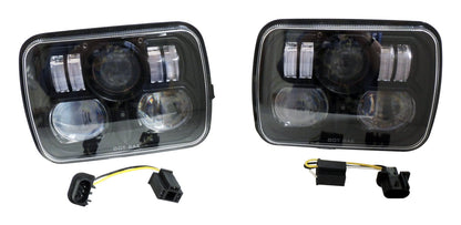 RT Off-Road LED Headlight Kit For 79-01 YJ Wrangler XJ Cherokee MJ Comanche & SJJ-Series
