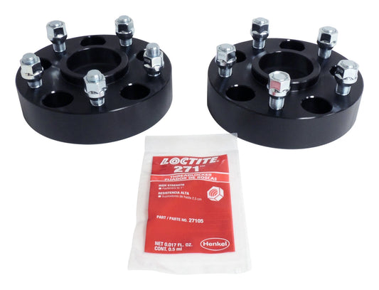 RT Off-Road 1.5in Wide Black Wheel Spacer Set For 2018+ Jeep JL Wrangler & JT Gladiator