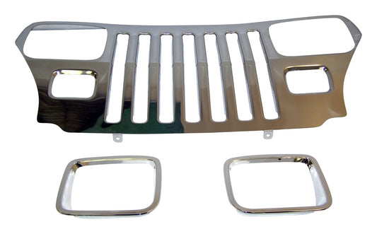 RT Off-Road - Stainless Stainless Grille Overlay Kit