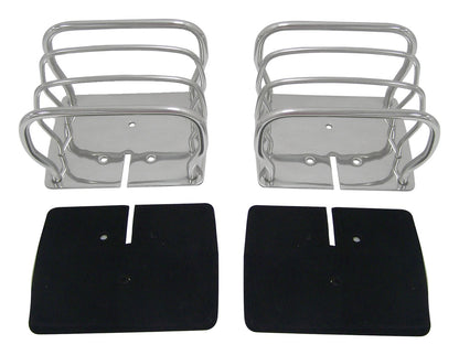 RT Off-Road - Stainless Stainless Tail Light Guard Set